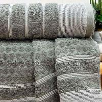 Toalha Banhão Treviso Fio Penteado 80x150 Cinza - 2
