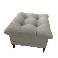 Poltrona De Amamentação Com Puff Montreal Suede Matrix Bege