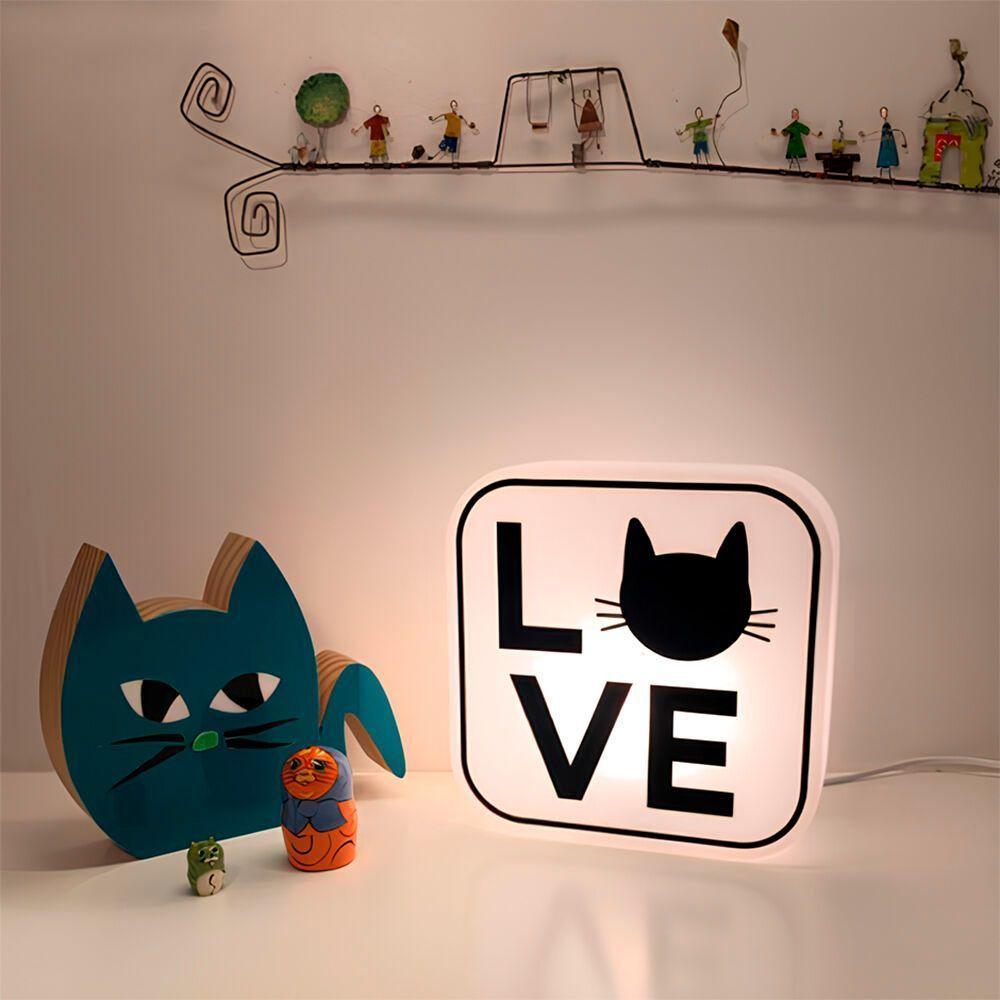 Luminária Gato Delicada - Iluminação Aconchegante Para Seu Lar - 7