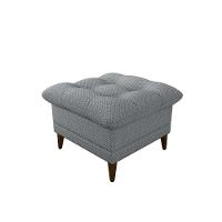 Poltrona De Amamentação Com Puff Montreal Suede Matrix Cinza - 5