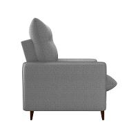 Poltrona De Amamentação Com Puff Montreal Suede Cinza Matrix Linho Milleniun Saturno Cinza - 8