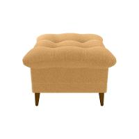 Poltrona De Amamentação Com Puff Montreal Suede Mostarda Matrix Boucle Mostarda - 6