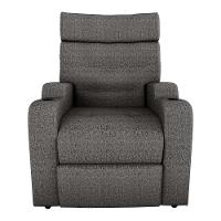 Poltrona Reclinável Do Papaicom Porta Copos Porta Controle Toro Linho Chumbo Matrix Linho Chumbo