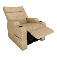 Poltrona Reclinável Do Papaicom Porta Copos Porta Controle Toro Linho Areia Matrix Linho Areia - 3