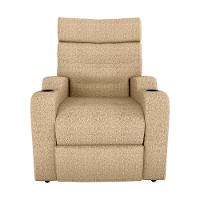 Poltrona Reclinável Do Papaicom Porta Copos Porta Controle Toro Linho Areia Matrix Linho Areia