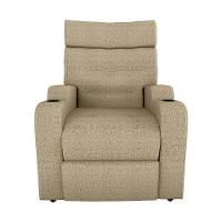 Poltrona Reclinável Do Papaicom Porta Copos Porta Controle Toro Linho Bege Matrix Linho Bege