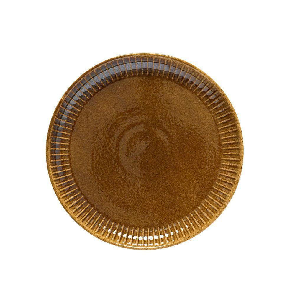 Jogo Copa E Cia 24 Peças Ravonna Em Cerâmica Brun Terra - 10