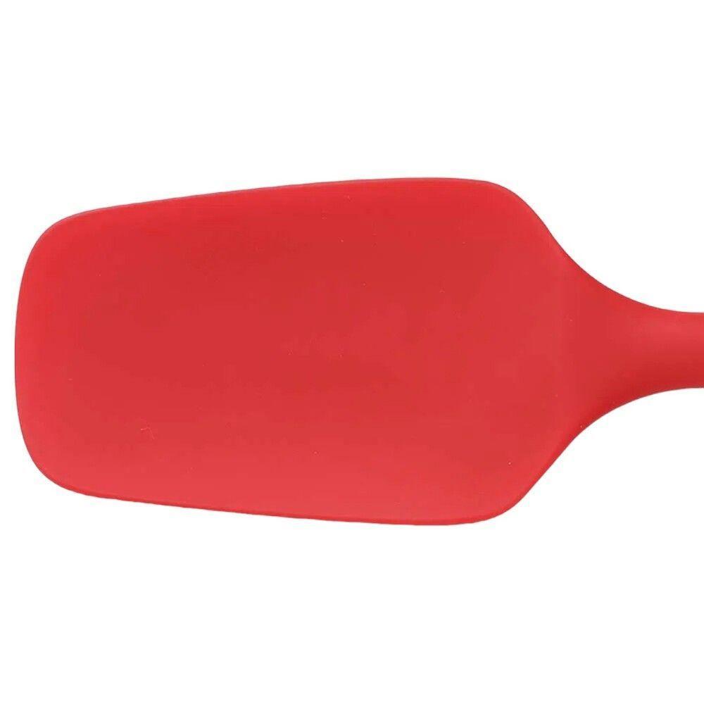 Espátula De Silicone Vermelha Com Suporte - Elegância E Praticidade Na Sua Cozinha! - 4