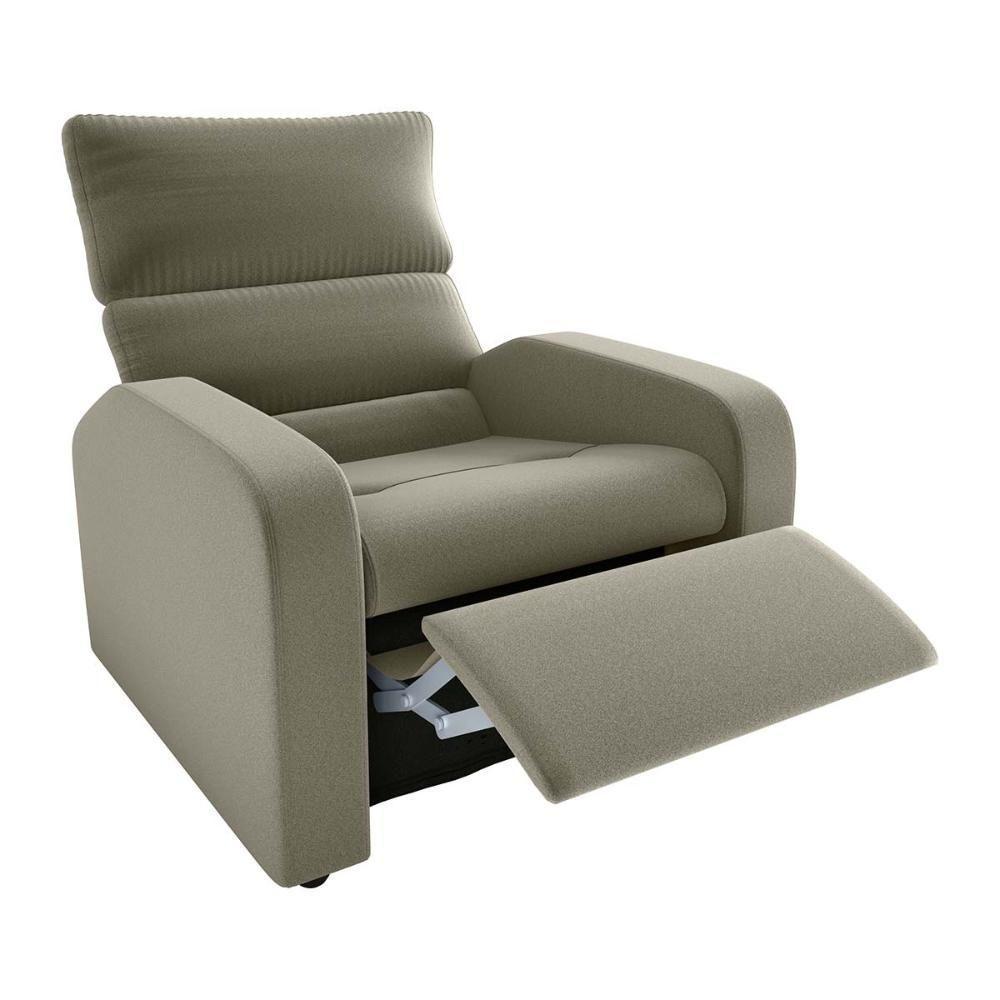 Poltrona Do Papai Reclinável Kwid Veludo Capuccino Matrix Veludo Capuccino - 2