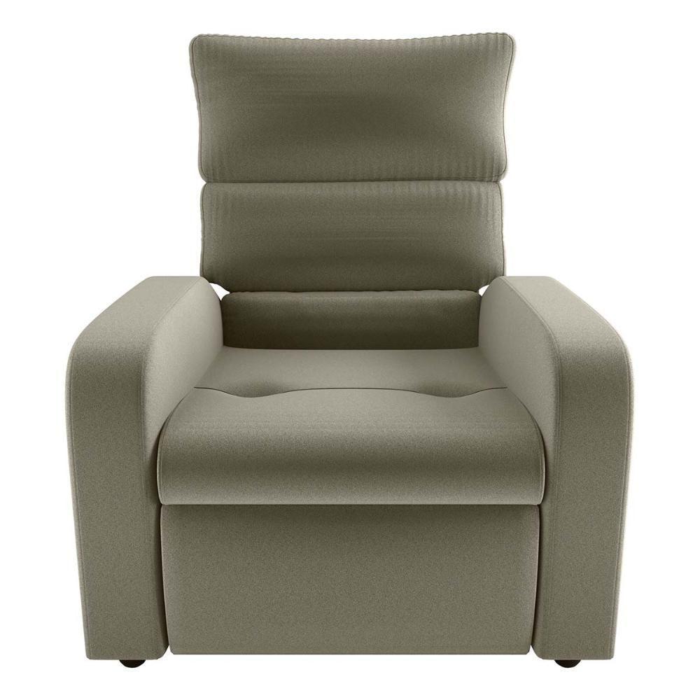 Poltrona Do Papai Reclinável Kwid Veludo Capuccino Matrix Veludo Capuccino - 3