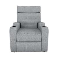 Poltrona Reclinável Do Papaicom Porta Copos Porta Controle Toro Boucle Cinza Matrix Boucle Cinza - 2