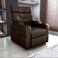 Poltrona Reclinável Do Papaicom Porta Copos Porta Controle Toro Sintetico Marrom Matrix Sintetico Marrom - 6