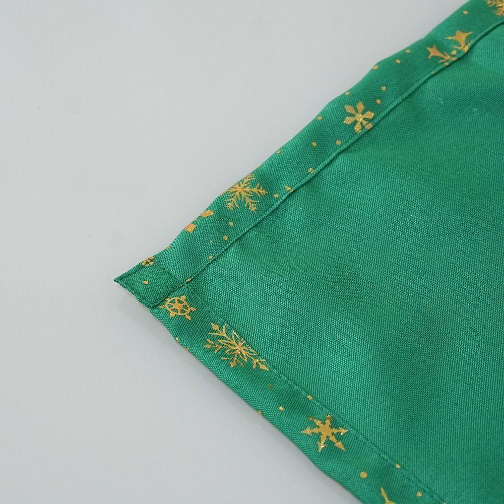 Kit 6 Guardanapos Lumine Natal 42cm X 42cm 100% Poliéster Tecido Oxford - Verde - 7