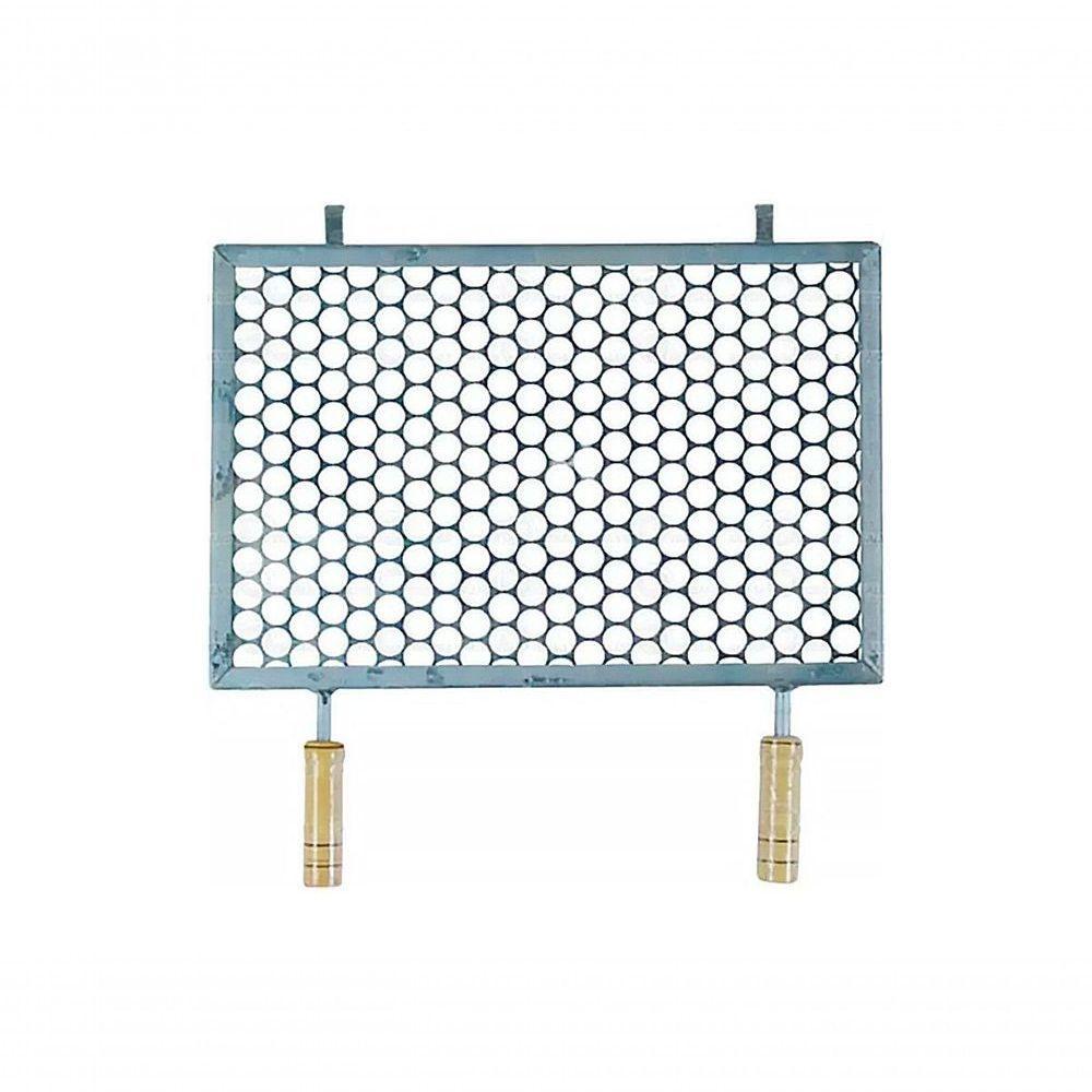 Grelha Retangular de Inox para Churrasqueira 30x50Cm - 1