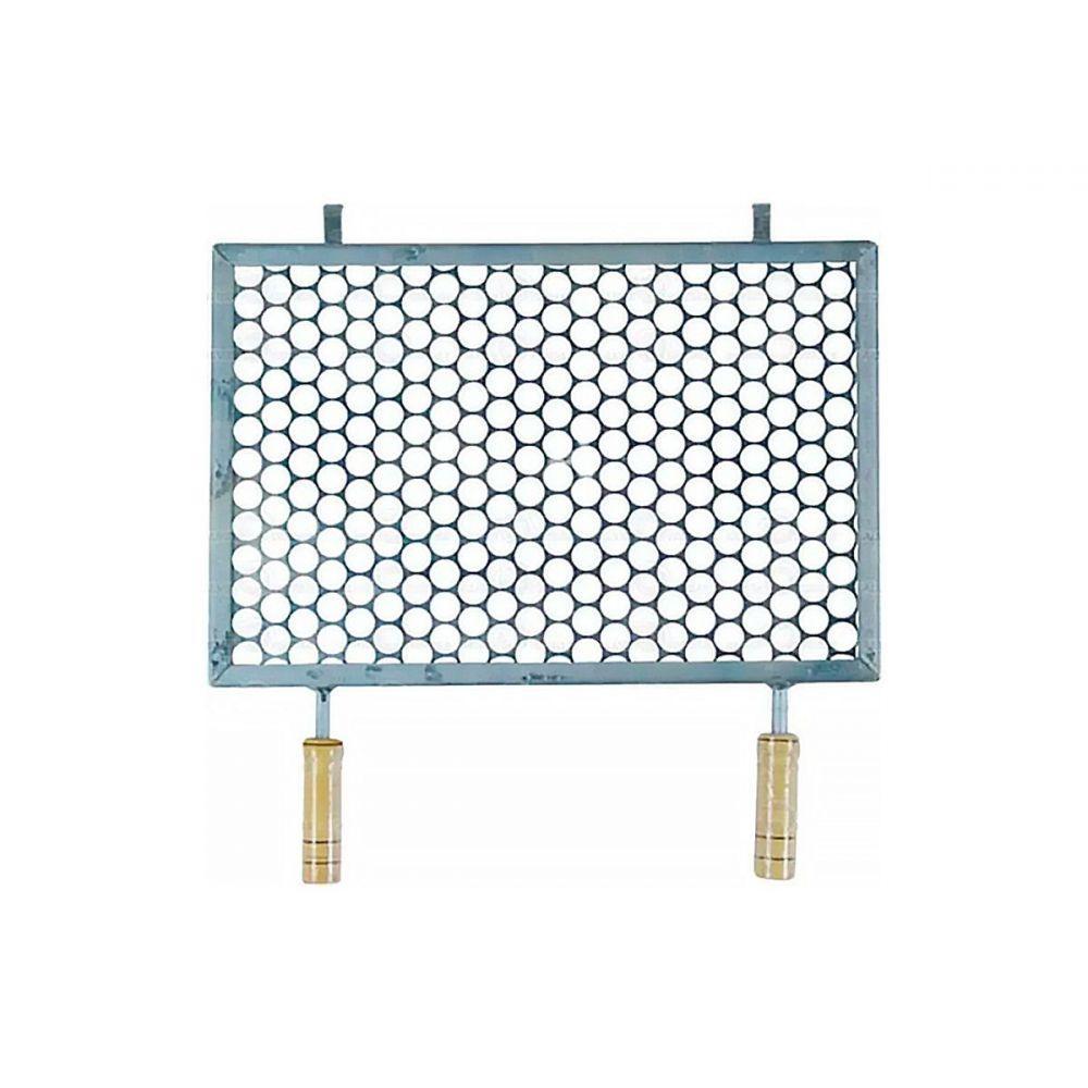 Grelha Retangular de Inox para Churrasqueira 30x50Cm - 2