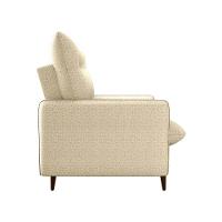 Poltrona De Amamentação Com Puff Montreal Suede Bege Matrix Linho Bege - 7