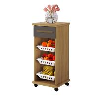 Armario De Cozinha Fruteira Curitiba Arte Moveis Cinamomo/grafite - 1