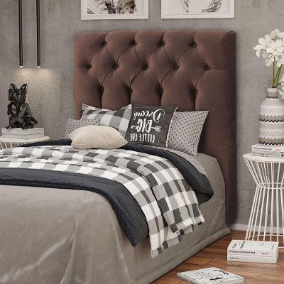 Cabeceira Solteiro Madri Casa Mãe Marrom