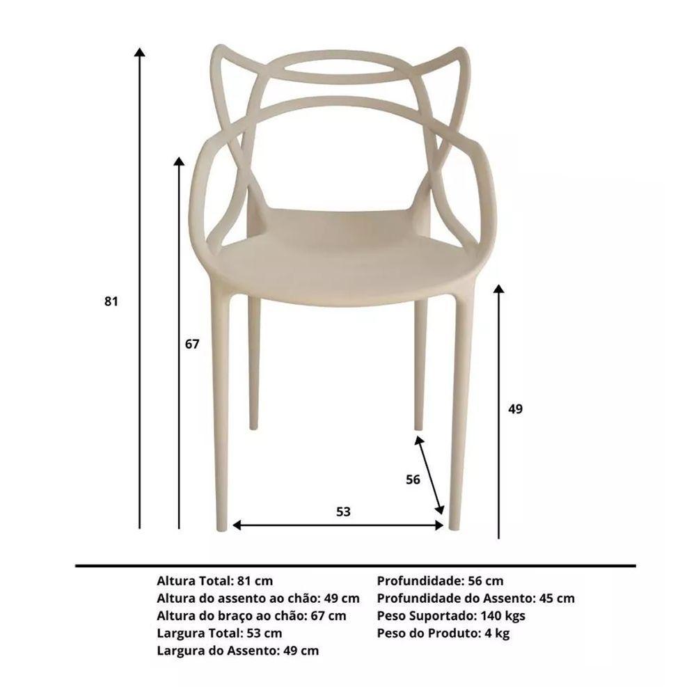 Conjunto Piscina Alegra Mesa Ripada 1,20m Alumínio + 4 Cadeiras Alegra área Externa Marrom - 8