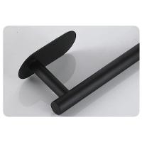 Kit Acessorios Banheiro Aço Inox Autoadesivo 5 Peças Preto - 3