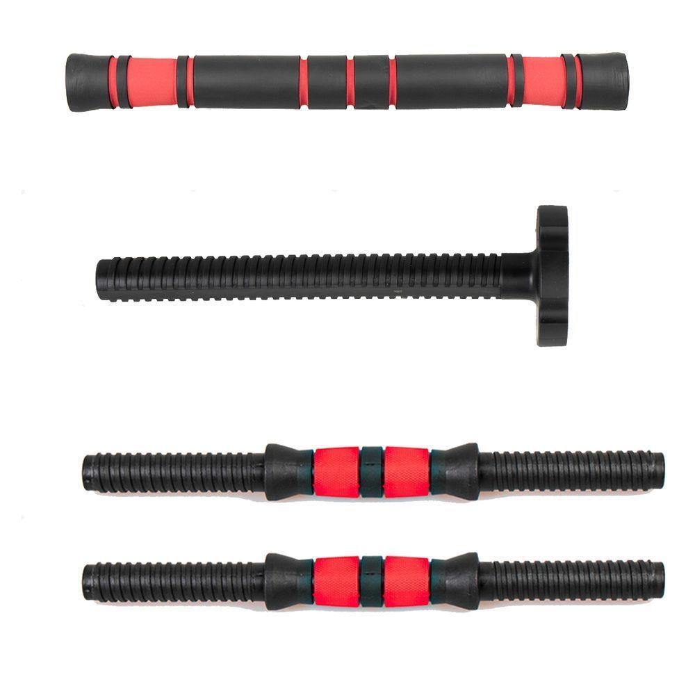 Kit Halteres Anilhas Ajustáveis 15kg Treino Completo 6 Em 1 - 2