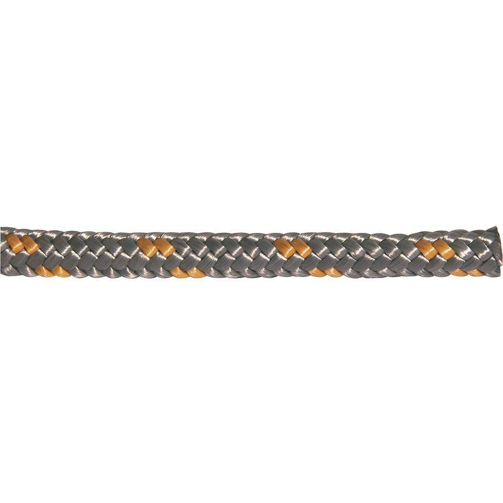 Corda Multifilamento Trançada 8,0mm 11,0kg 228 Metros Cinza - 1