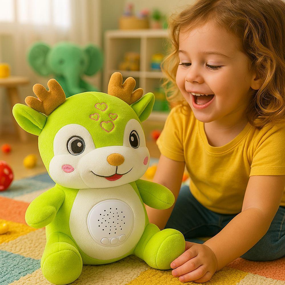 Ursinho Pelucia Projetor Estrelado Com Luz E Som - 4