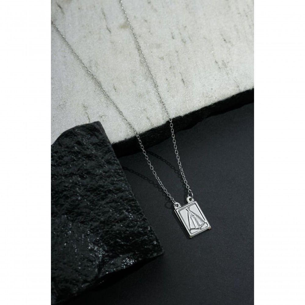 Colar Aço Inox N Sra Aparecida Prata - 2