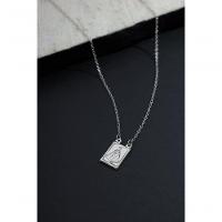 Colar Aço Inox N Sra Aparecida Prata - 5