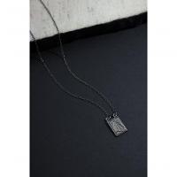 Colar Aço Inox N Sra Aparecida Grafite