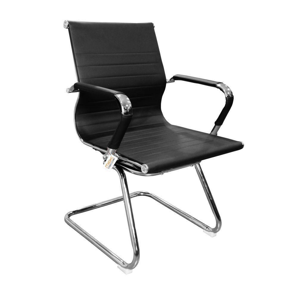 Kit Escritorio Esteira Eames - 1 Giratória + 2 Fixas - 2