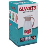 Khenze Garrafa Térmica 25X16X13Cm 1L Plástico Branco Ampola Vidro - 3