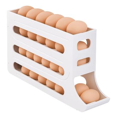 Porta Ovos Suporte Rolante Organizador Inteligente Capacidade 21 Unidades