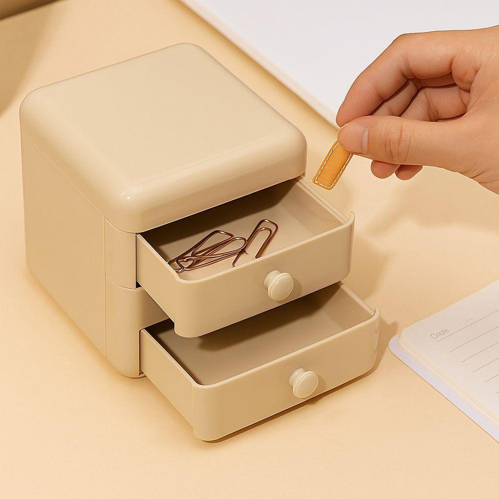 Caixa Organizadora De Plástico Com Compartimentos Para Maquiagem E Acessórios - 3