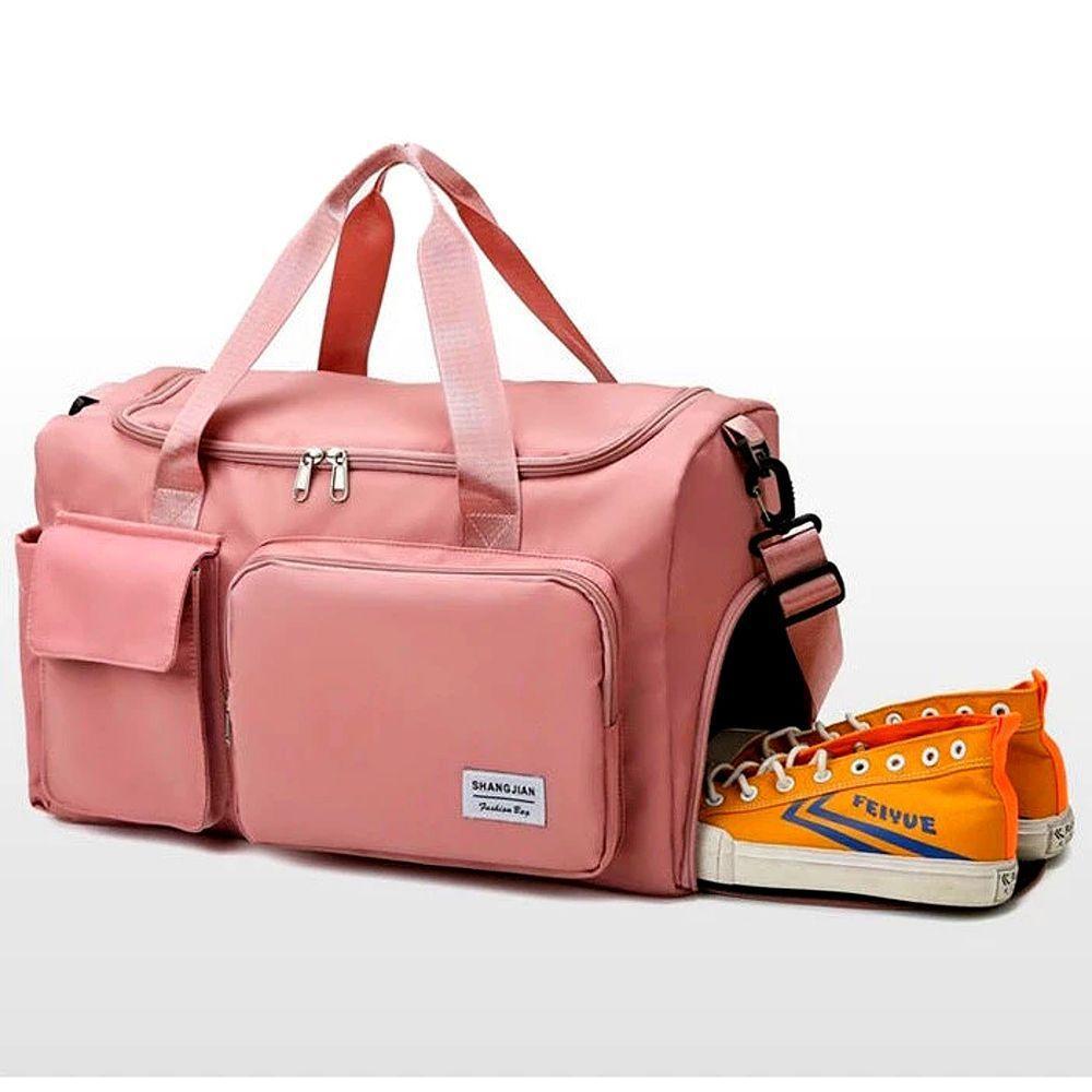 Bolsa Feminina Academia Com Divisória Para Tênis – Resistente E Moderna - 4