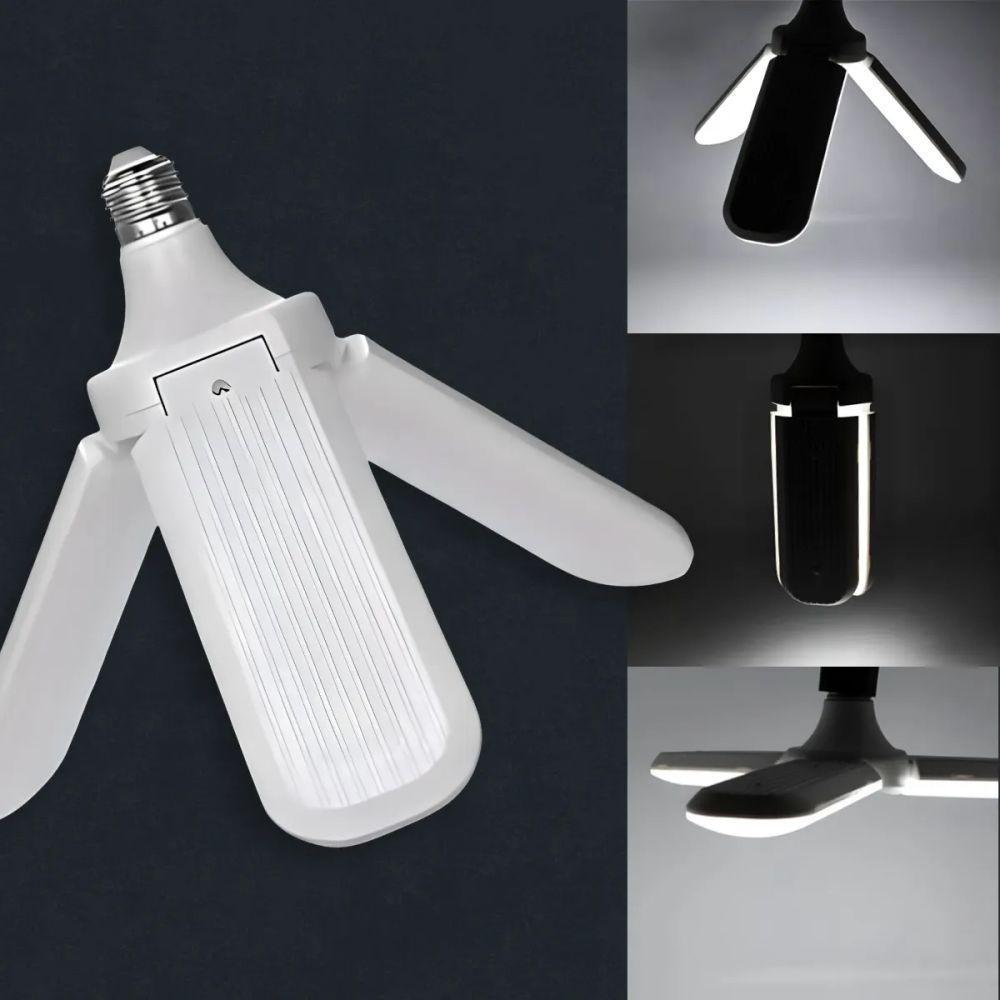 Lâmpada Led Bulbo Pétalas 45w Super Potente Dobrável Luminária Decoração Bivolt - 6