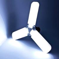 Lâmpada Led Bulbo Pétalas 45w Super Potente Dobrável Luminária Decoração Bivolt - 2