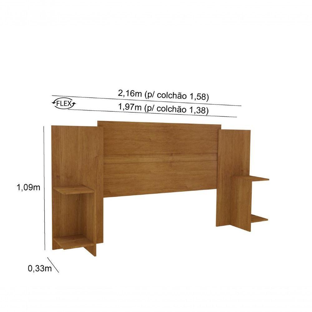 Cabeceira Box Casal Extensível Arizona Tcil Cinamomo - 3