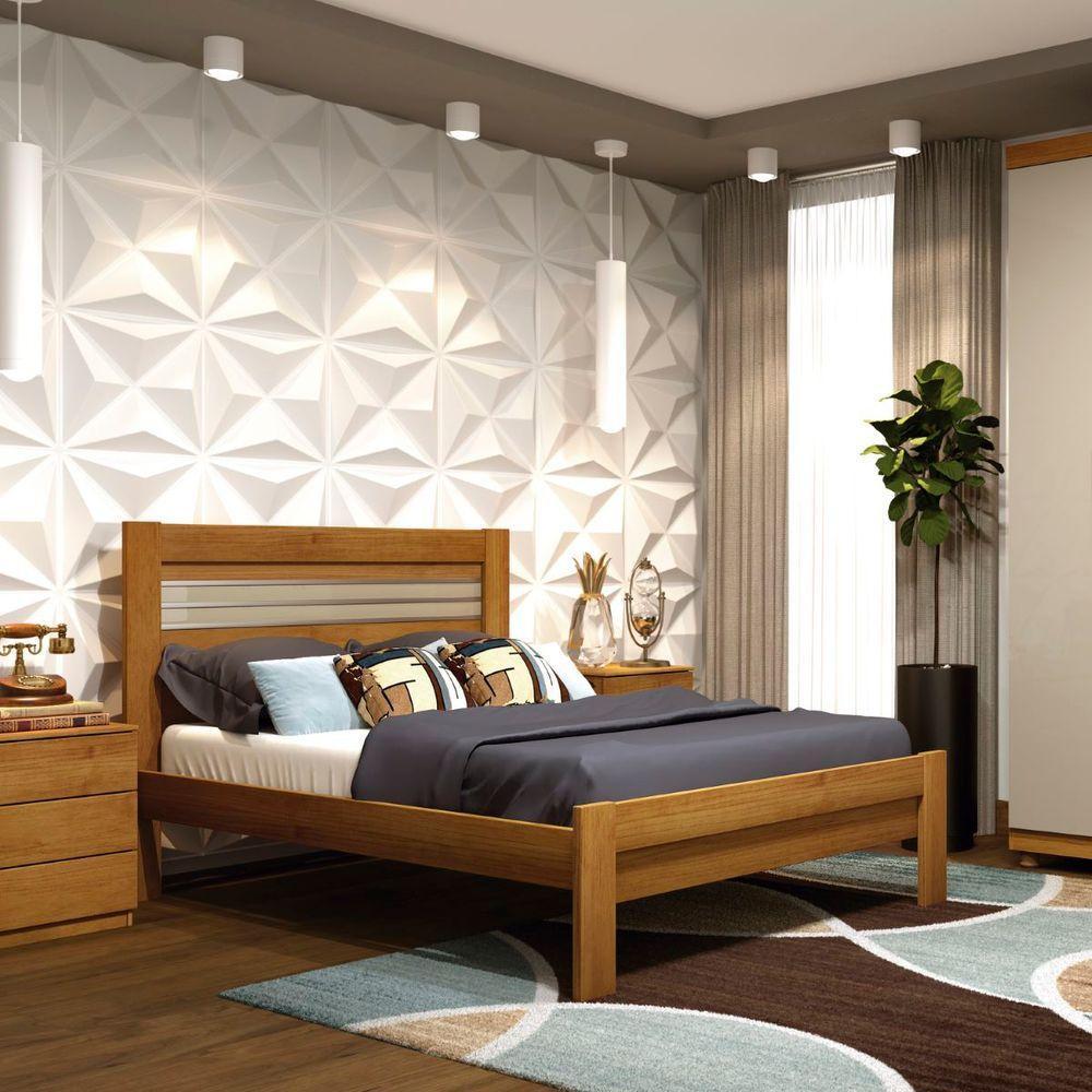 Cama Casal Safira Tcil Móveis Cinamomo - 3