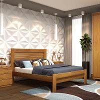 Cama Casal Safira Tcil Móveis Cinamomo - 1