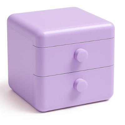 Caixa Organizador Multifuncional Gavetas E Compartimento Tampa Anti-poeira