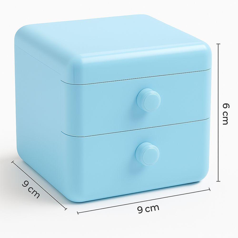 Caixa Organizador De Maquiagem E Acessórios Com Tampa à Prova De Poeira - 3