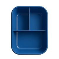 Kit Marmita Com Divisória E Talheres Silicone Retrátil Para Micro-ondas Freezer - 5