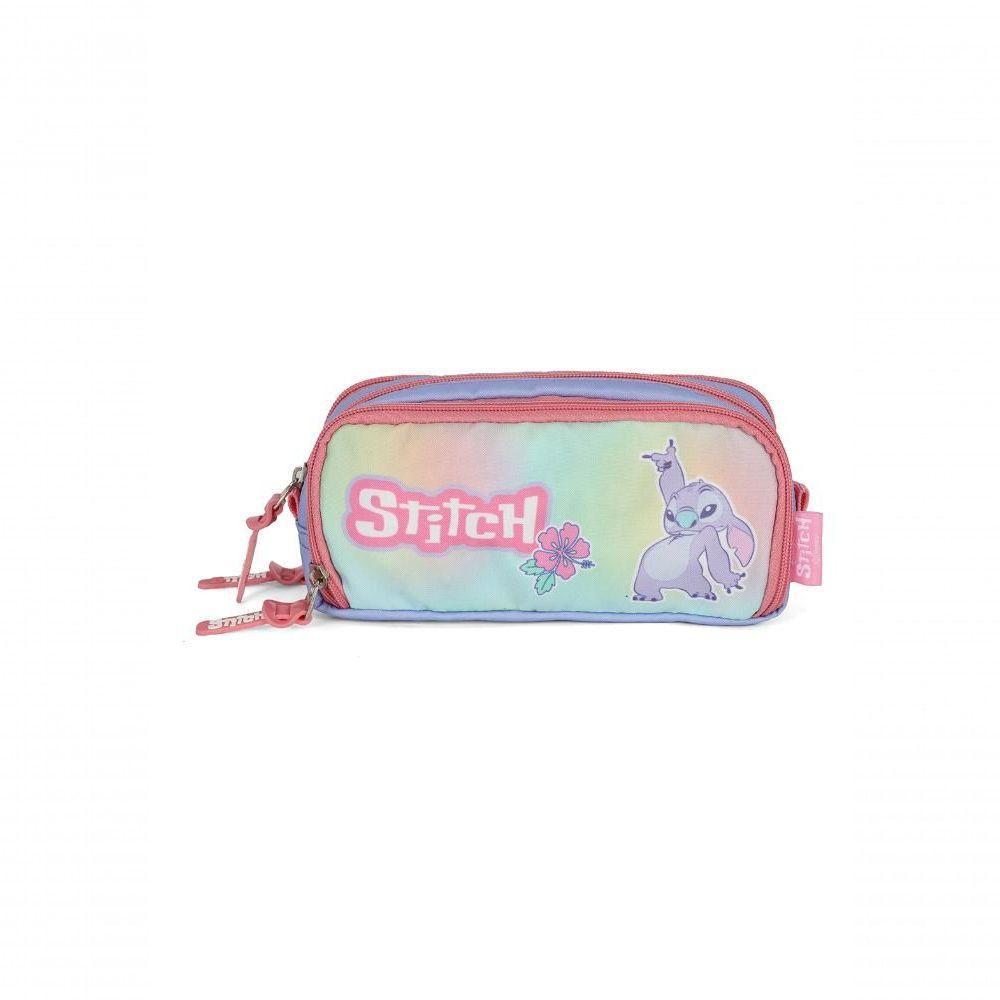 Estojo Stitch Rosa - Unico Rosa - 1