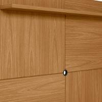 Estante Home Para Tv Até 60 Polegadas 1 Porta Viena Nature E Off White 150cm - 5