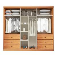 Guarda Roupa Casal 6 Portas 6 Gavetas Exclusive Naturale E Off White - 4