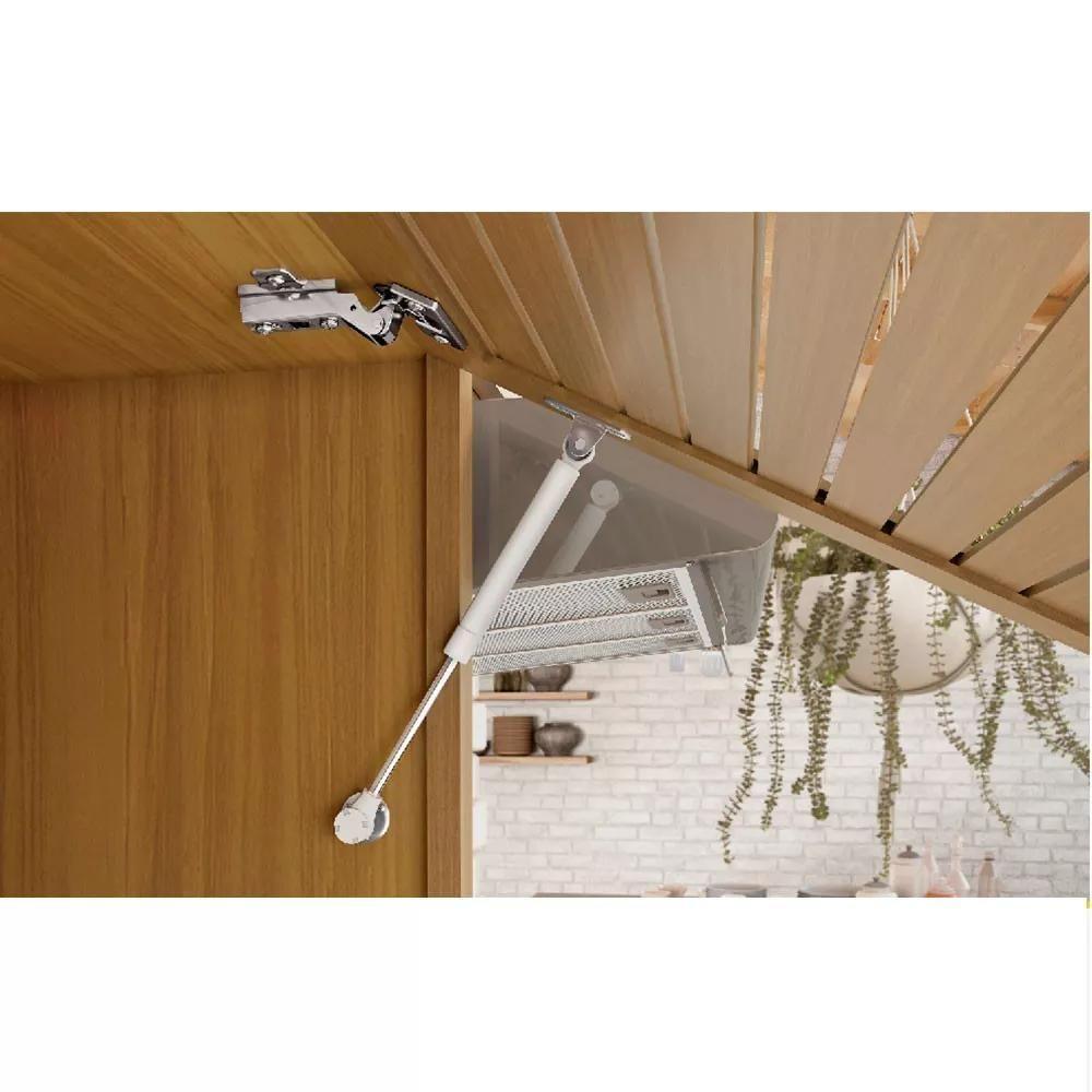 Armário Aéreo 2 Portas Princesa Freijó E Off White 200cm - 4