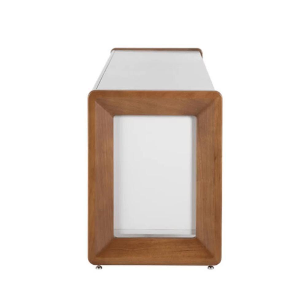 Rack Para Tv Até 75 Polegadas 2 Portas 1 Gaveta Bristol Off White E Freijó 225cm - 7