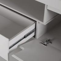 Rack Para Tv Até 75 Polegadas 2 Portas 1 Gaveta Bristol Off White E Freijó 225cm - 6