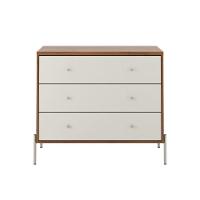 Cômoda 3 Gavetas Jasper Off White E Canella 94cm - 1